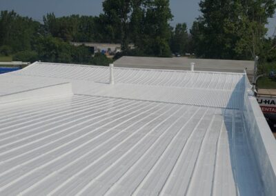 Rubber roof coatings